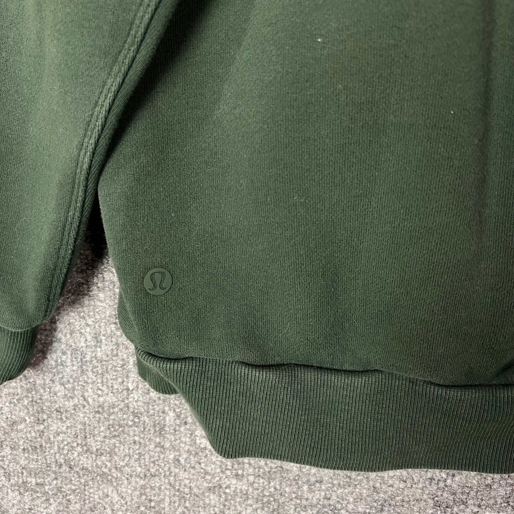 Lululemon City Sweat Pullover Hoodie Mens Small Green - Picture 4 of 9
